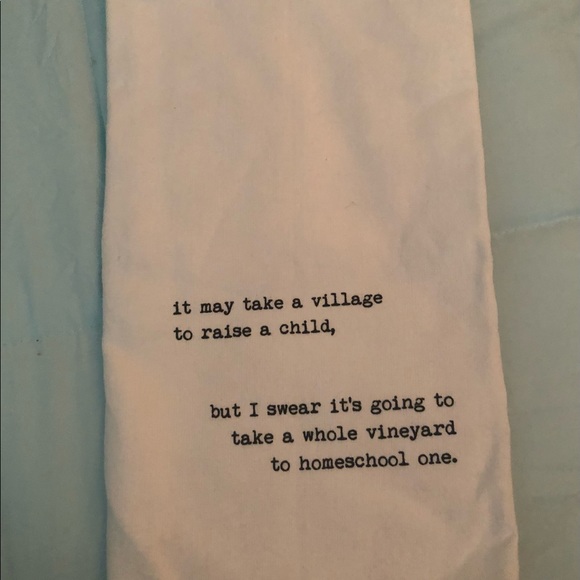 Homeschool quote dishtowel gift DeV D + Co. - Picture 3 of 3
